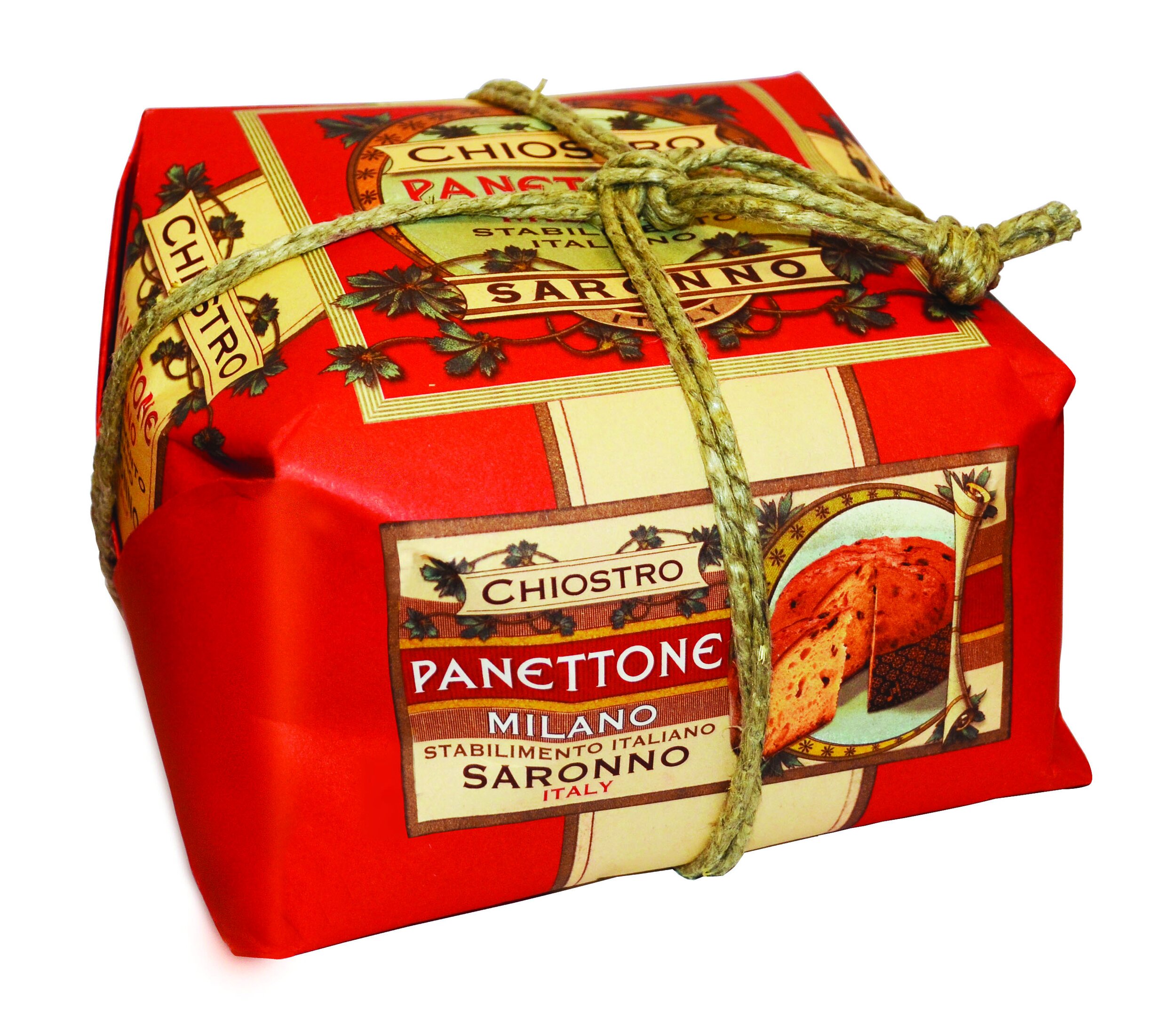02093 Classico Rustico Panettone Hand Wrapped 750 g — B&R Classics